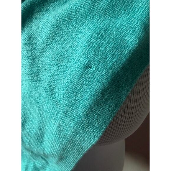 NWT Talbots Blue 100% Cashmere Scarf- DAMAGED - Picture 4 of 12